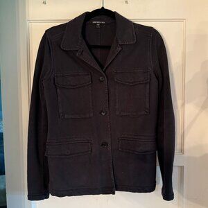 James Perse Media Surplus Black Jacket Size 1 (S)